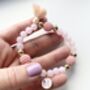 Gina Personalised Pearl Charm Bracelet, thumbnail 7 of 10