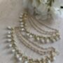 Gold Pearl Ear Chain/Kaan Chain, thumbnail 5 of 6