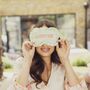 Ruffle Silk Eye Mask In Sage, thumbnail 1 of 3