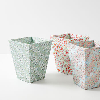 Japanese Inspired Print Waste Paper Bin, 2 of 6