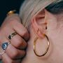 Gold Vermeil Letter Studs, thumbnail 2 of 4