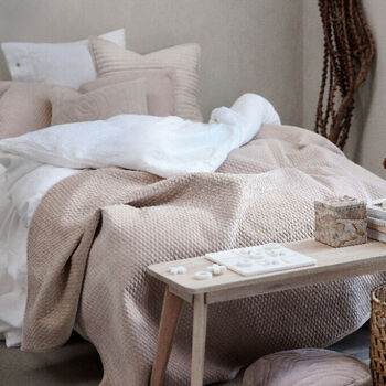 Freya Velvet Cushion Linen, 3 of 4