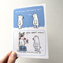 Funny Polar Bear Christmassy Christmas Card, thumbnail 2 of 2