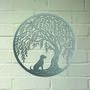 Dog Willow Tree Steel Garden Sculpture, thumbnail 2 of 2