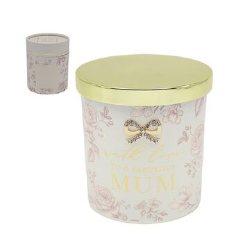 ‘With Love To A Fabulous Mum’ Luxury Scented Candle In Matching Gift Box, 5 of 6