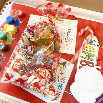 Christmas Letterbox Sweet And Activity Box Gift, 4 of 9