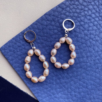 Handmade Freshwater Pearl Drop Earrings, 8 of 10
