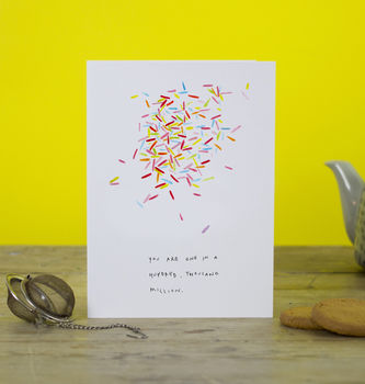 You Are A One In A Hundred Thousand Mother's Day Card By Blank Inside ...