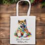 Personalised Akita In Christmas Lights, thumbnail 4 of 10