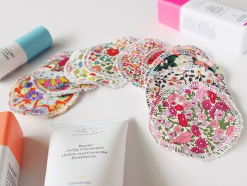 Liberty Reusable Face Pads For Skin Care / Make Up Pads, 3 of 10