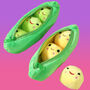 Kawaii Soft Plushies Peas In A Pod, thumbnail 3 of 5