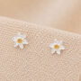 Sterling Silver Daffodil Stud Earrings, thumbnail 1 of 12