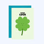 Clover Good Luck Card, thumbnail 1 of 2