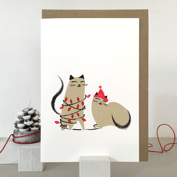 Cat Christmas Card Pack, 2 of 6