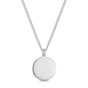 Compass Men's Necklace 925 Solid Silver, 5 of 8