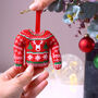 Stitch Your Own Christmas Jumper Bauble, thumbnail 1 of 6