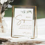 Personalised Hash Tag Wedding Sign, thumbnail 2 of 4