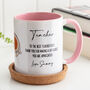 Personalised Thank You Teacher Tea And Coffee Mug, thumbnail 1 of 6