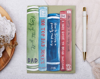 Funny Father's Day Card For Dad With Book Design, 3 of 4