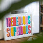 'Tremendous Stupendous' Colour Typography Print, thumbnail 2 of 4