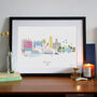 Glasgow Skyline Cityscape Art Print, thumbnail 1 of 3