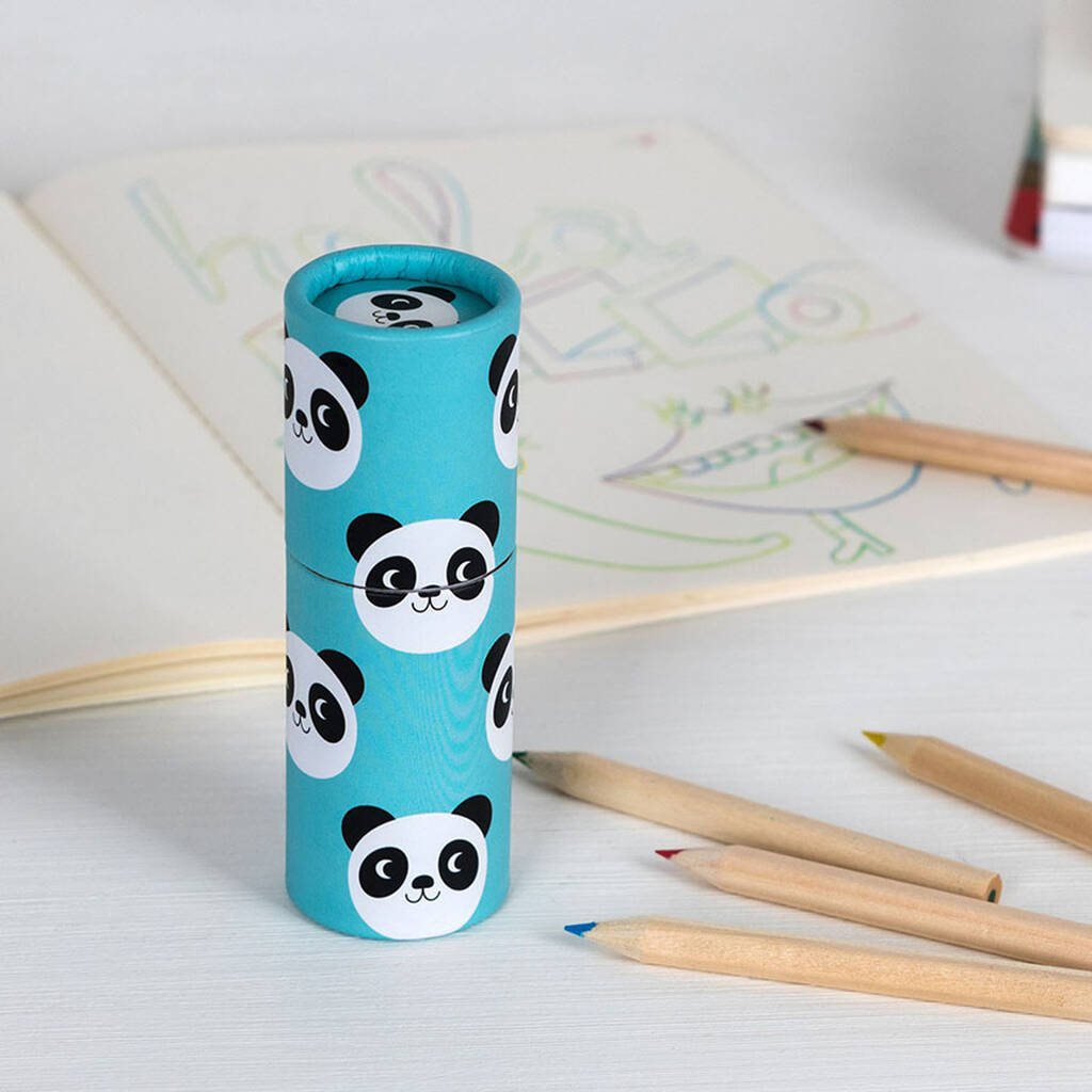 Panda Colouring Pencils Children's Stocking Filler, 1 of 2