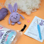Pouch Pals Pete The Bunny Crochet Kit, thumbnail 1 of 4
