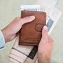 Personalised Leather Passport Wallet, thumbnail 1 of 12