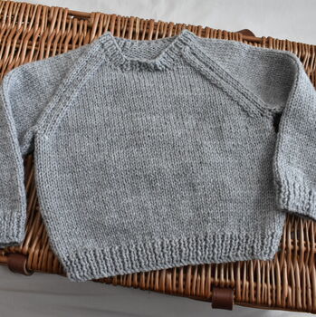 Hand Knitted First Birthday Jumper, 3 of 8