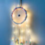 Pink Pastel Dream Catcher For Girls Room Wall Handing, thumbnail 6 of 6