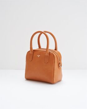 Eloise Mini Bowling Bag Tan, 3 of 6