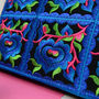 Embroidered Floral Clutch, thumbnail 6 of 12