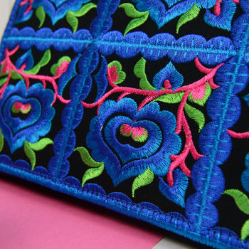 Embroidered Floral Clutch, 6 of 12