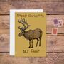 Woodland Deer Christmas Card, thumbnail 1 of 6