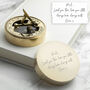 Personalised Handwriting Sundial Compass, thumbnail 1 of 4