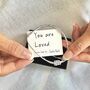 You Are Loved Morse Code Bracelet, thumbnail 3 of 9