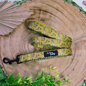 Wild Giraffe Dog Harness With Optional Set, 9 of 12