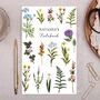 Personalised Notebook With Meadow Flowers, thumbnail 1 of 4