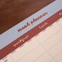 A4 Meal Planner Pad | Butter Blue, thumbnail 4 of 5