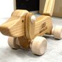 Personalised Wooden Toy Dog For Kids, thumbnail 2 of 4