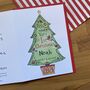 On Your Very 1st Christmas Tree Card For Child, thumbnail 3 of 3