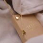 Layered Letter Heart Necklace, thumbnail 2 of 6