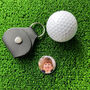 Personalised Photo Golf Ball Marker And Holder, thumbnail 2 of 2