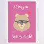 Personalised Loving Bear Card, thumbnail 7 of 9