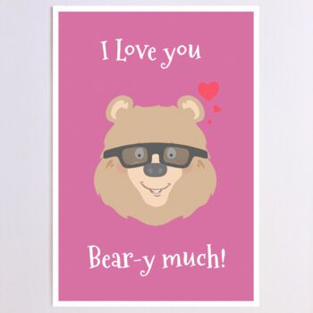 Personalised Loving Bear Card, 7 of 9