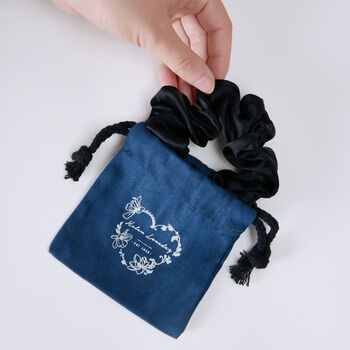 Silk Scrunchie Black, 6 of 8