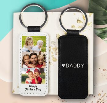 Personalised Photo Dad Keyring Father's Day Gift, 3 of 3