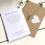 5th Wedding Anniversary Wooden Love Token Card, thumbnail 3 of 5
