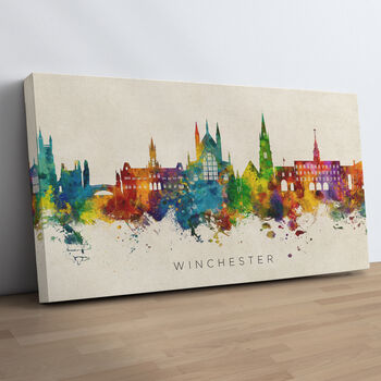 Winchester Skyline Cityscape Art Print, 10 of 12
