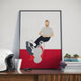 Jordan Henderson Liverpool With Trophy Poster Print, thumbnail 1 of 4